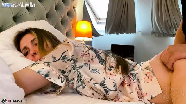 -Yeah cum inside me please!. Fucked stepmom in hotel room after party